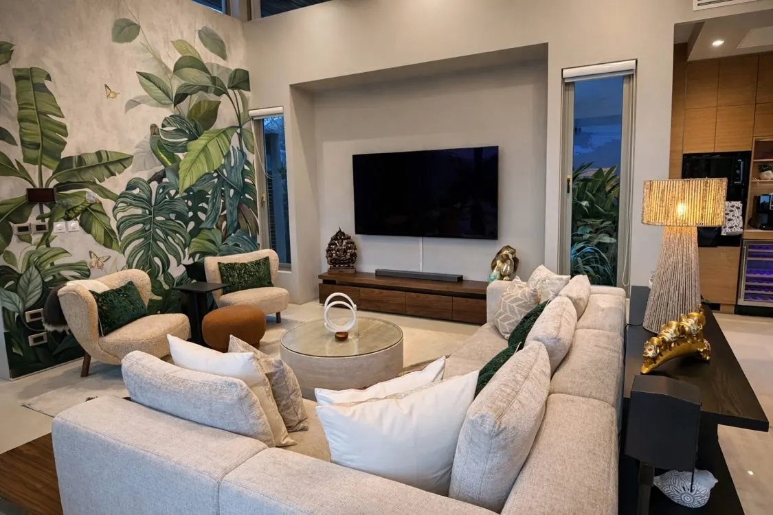Open living room