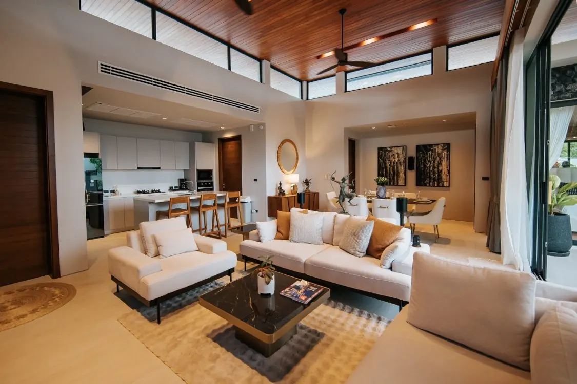 Modern living room angle