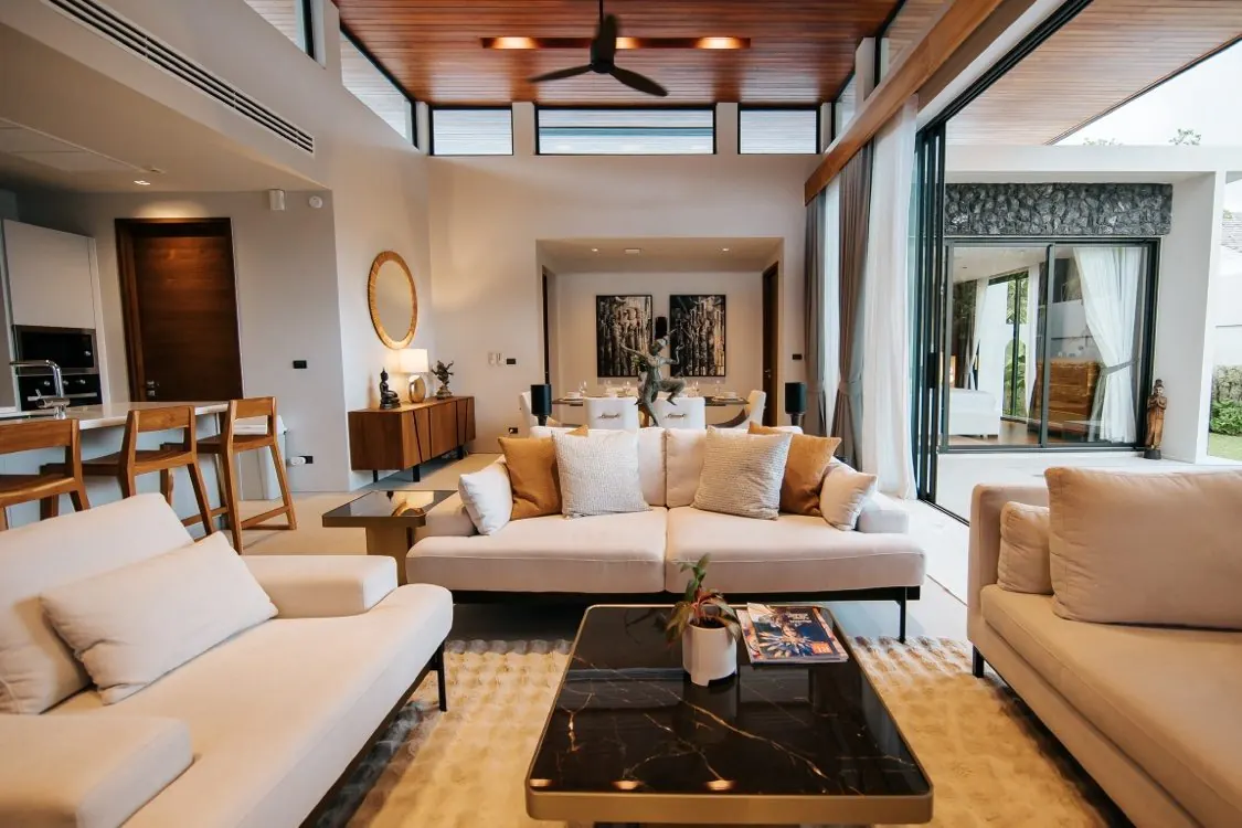 Living space and terrace